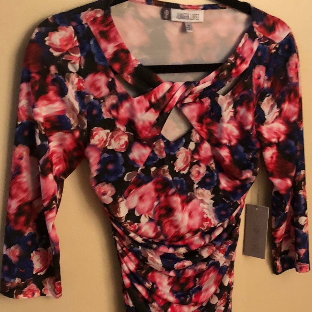 Jennifer Lopez Floral Dress